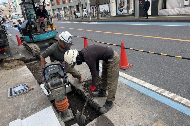 歩道切り下げ工事