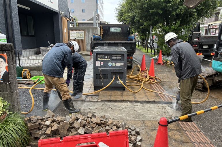 給水取り出し工事
