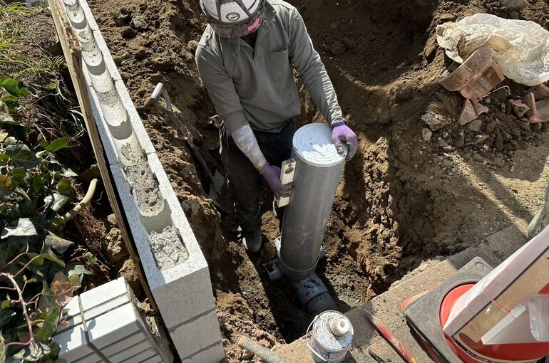 ブロック測量工事