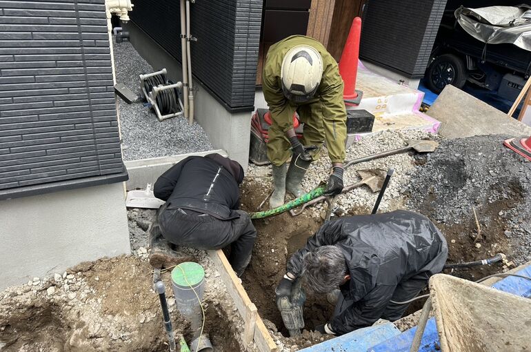 宅内給水繋ぎ工事