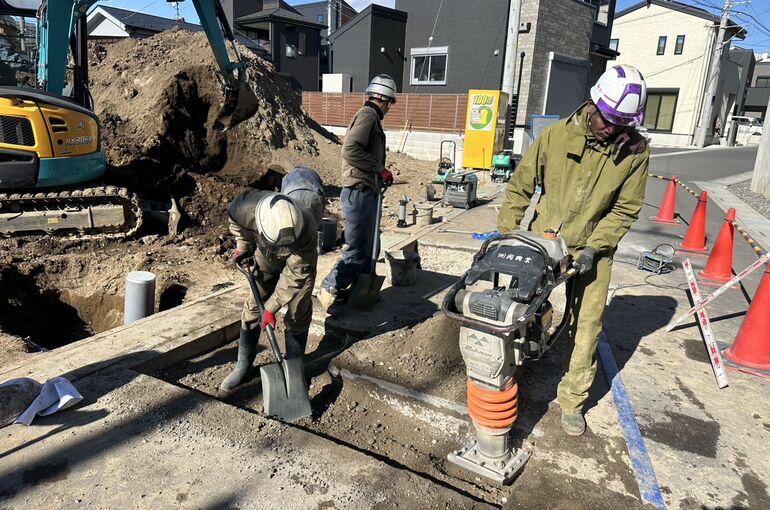 給排水取り出し工事