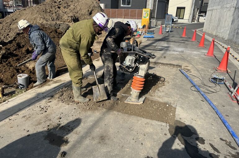 給排水取り出し工事